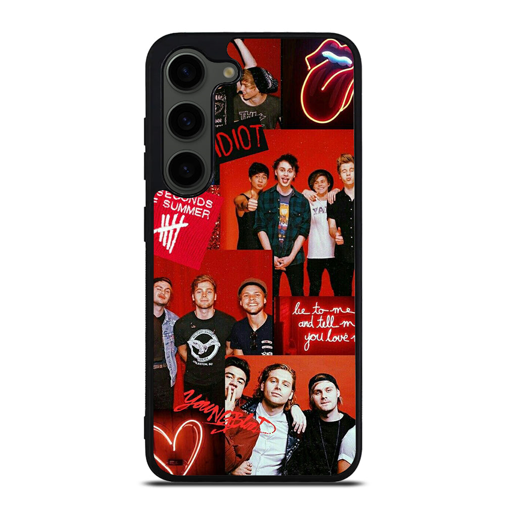 GROUP 5 SECONDS OF SUMMER COLLAGE Samsung Galaxy S23 Plus Case Cover