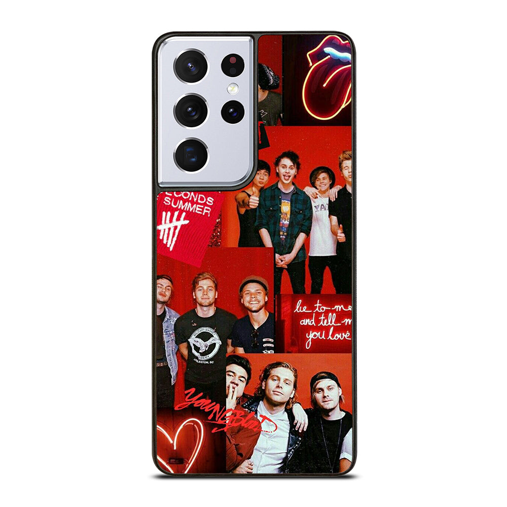 GROUP 5 SECONDS OF SUMMER COLLAGE Samsung Galaxy S21 Ultra Case Cover