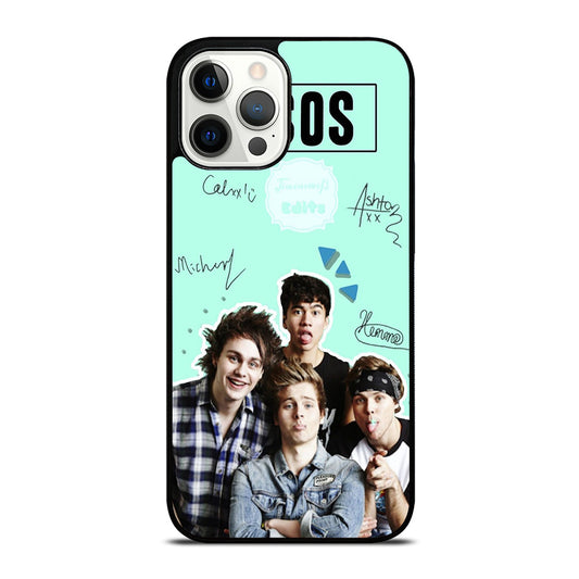 GROUP 5 SECONDS OF SUMMER SIGNATURE iPhone 12 Pro Max Case Cover