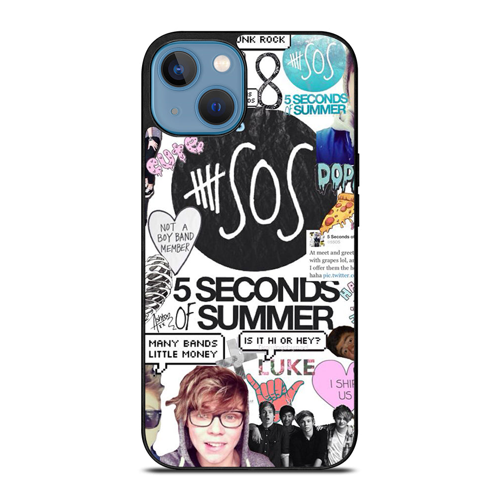 GROUP 5 SECONDS OF SUMMER SOS iPhone 13 Case Cover