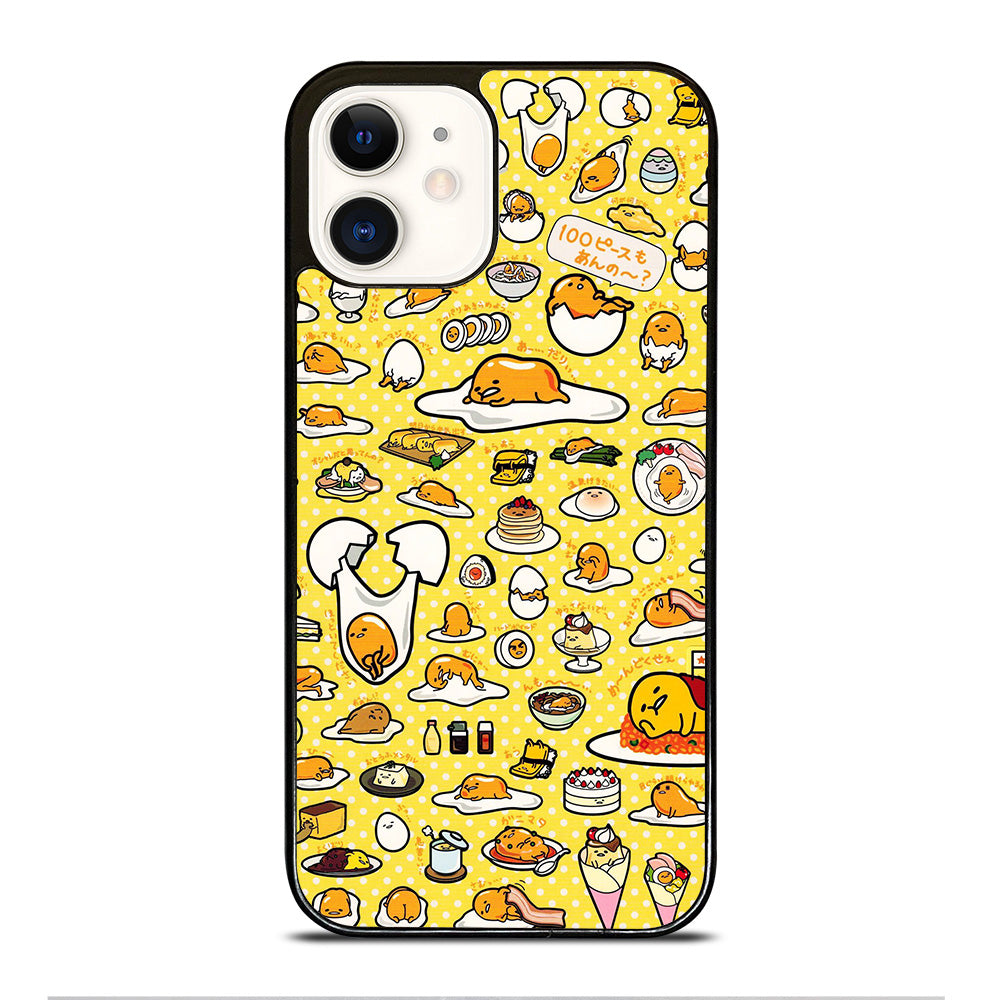GUDETAMA LAZY EGG COLLAGE ART iPhone 12 Case Cover