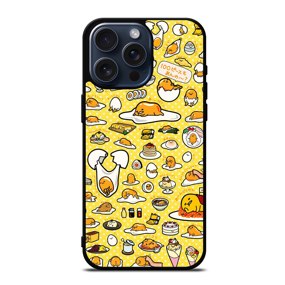 GUDETAMA LAZY EGG COLLAGE ART iPhone 15 Pro Max Case Cover – casecentro