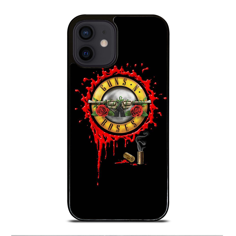 GUNS N ROSES BLACK LOGO iPhone 12 Mini Case Cover