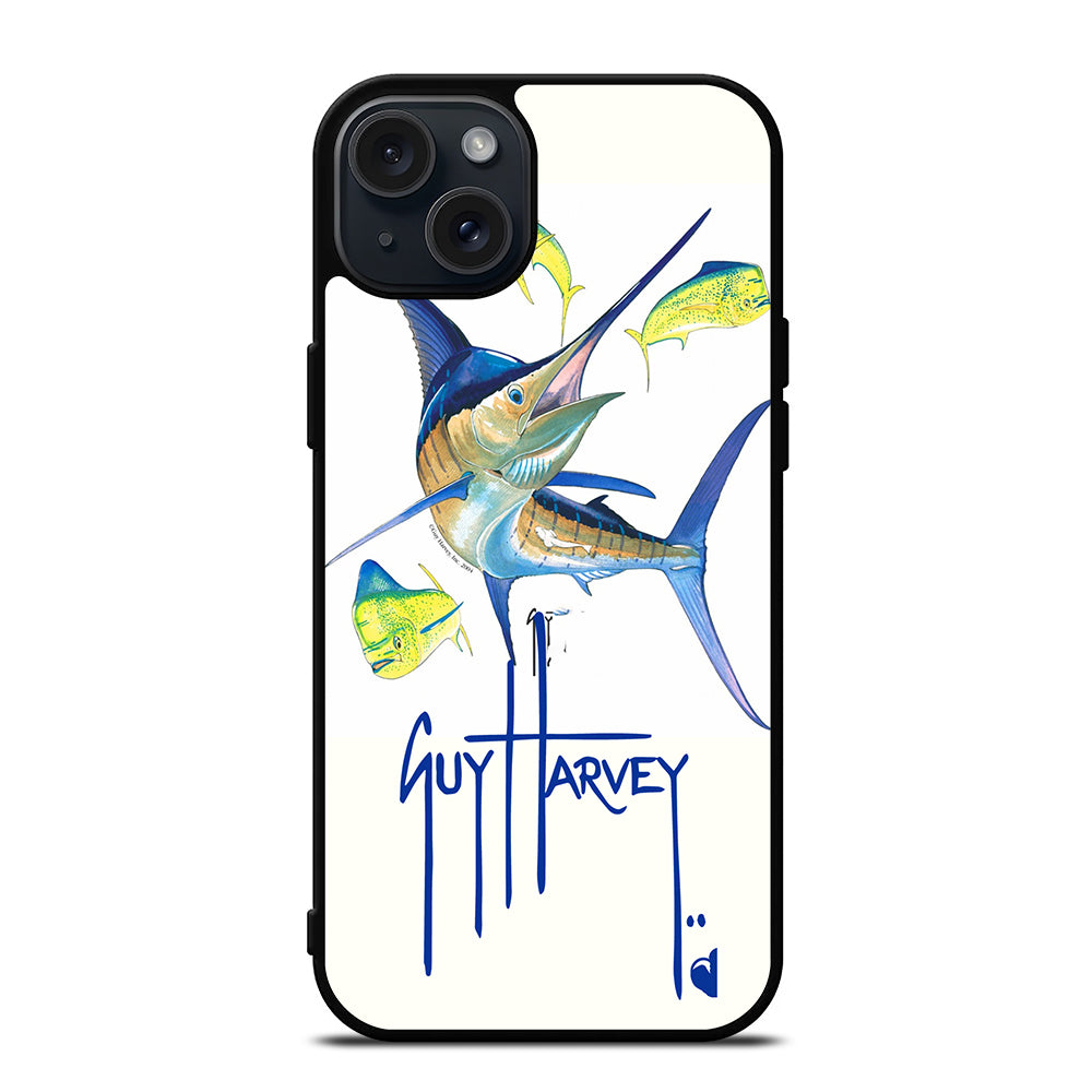 GUY HARVEY ISLAND FISH LOGO iPhone 15 Plus Case Cover