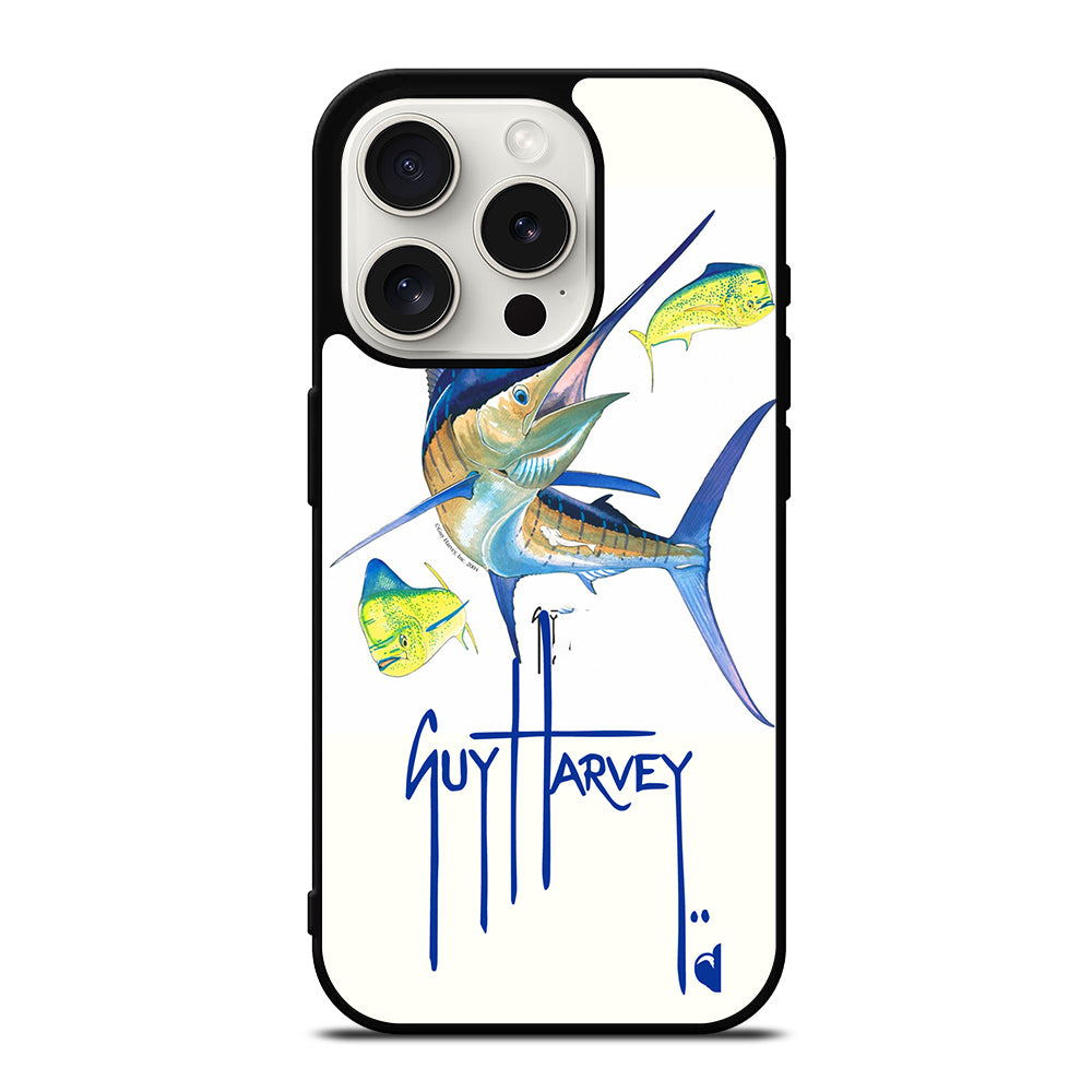 GUY HARVEY ISLAND FISH LOGO iPhone 15 Pro Case Cover