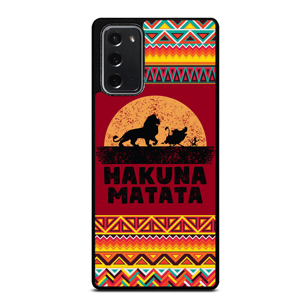 HAKUNA MATATA LION KING AZTEC PATTERN 3 Samsung Galaxy Note 20 Case Cover
