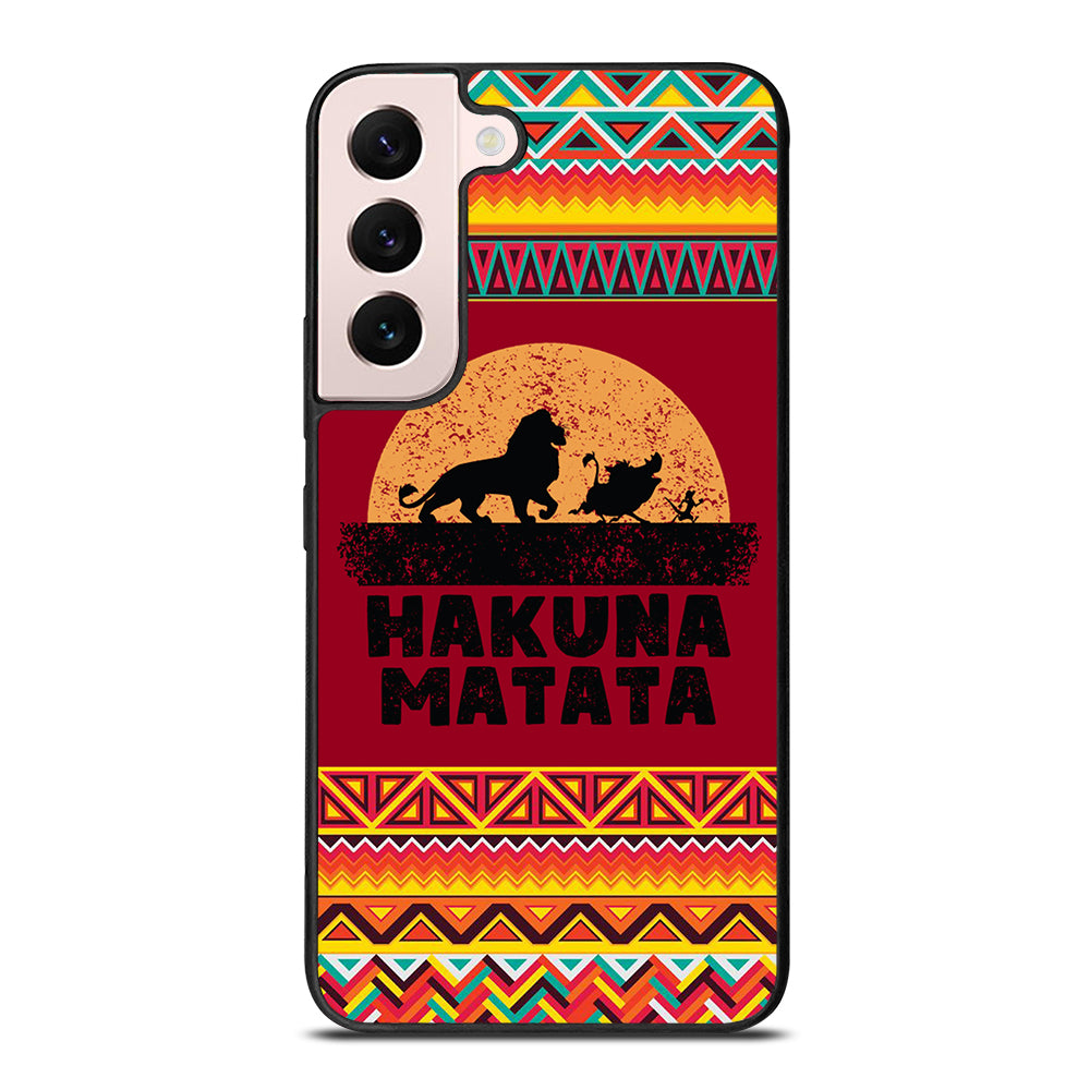 HAKUNA MATATA LION KING AZTEC PATTERN 3 Samsung Galaxy S22 Plus Case Cover