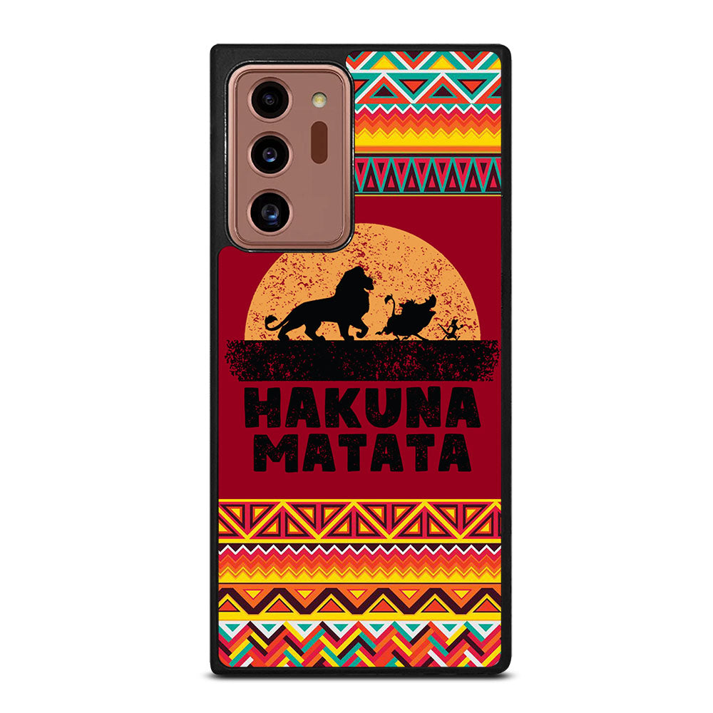 HAKUNA MATATA LION KING AZTEC PATTERN 3 Samsung Galaxy Note 20 Ultra Case Cover