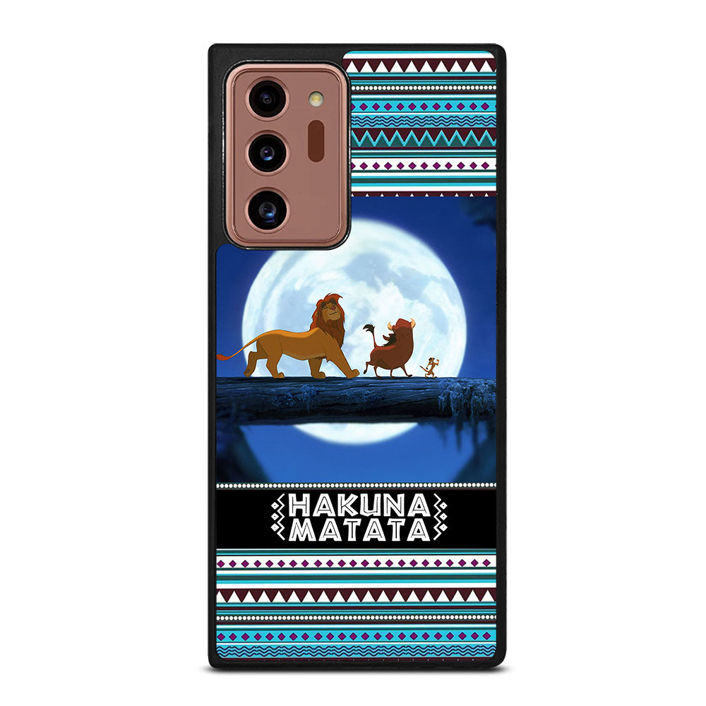 HAKUNA MATATA LION KING AZTEC PATTERN Samsung Galaxy Note 20 Ultra Case Cover