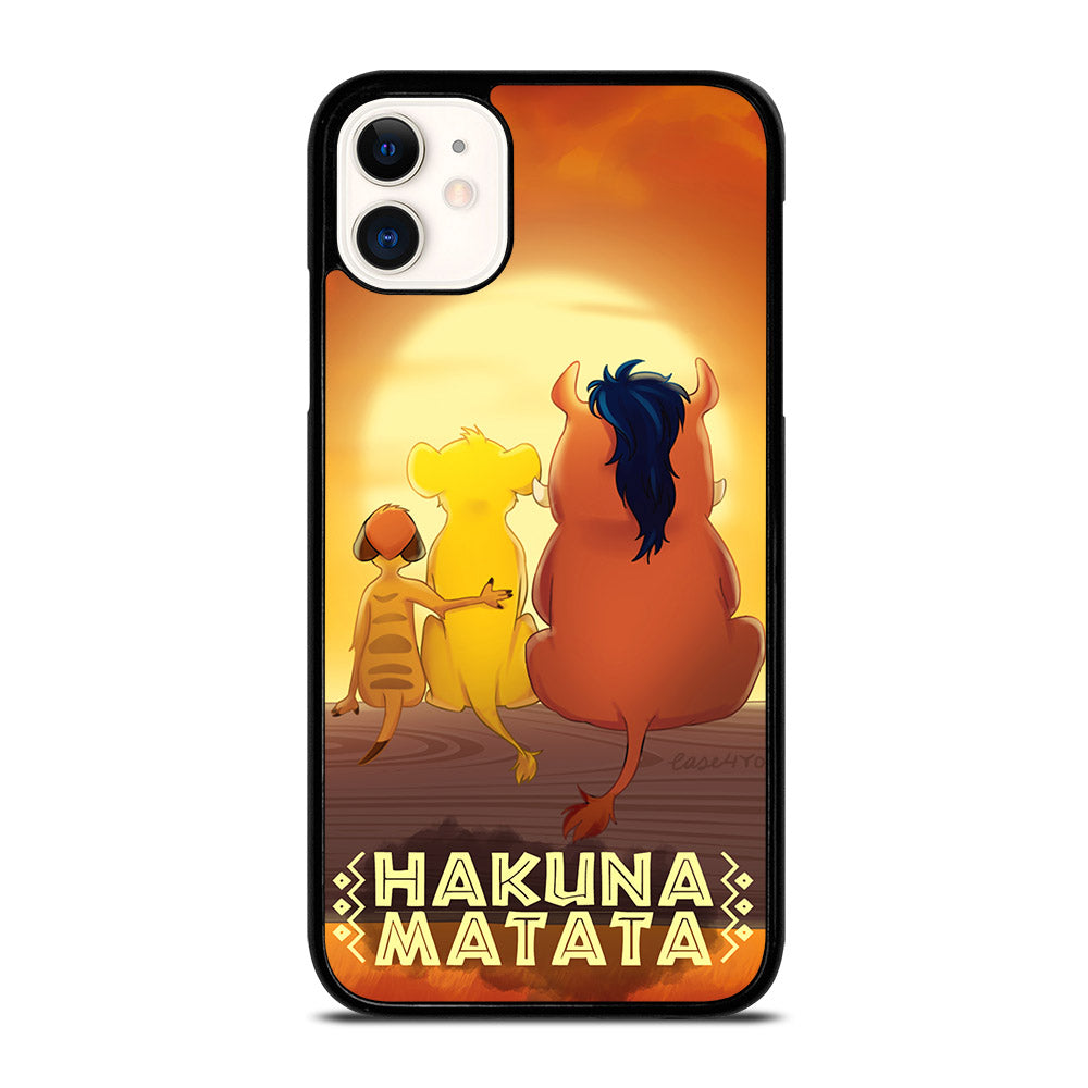 HAKUNA MATATA LION KING CARTOON iPhone 11 Case Cover