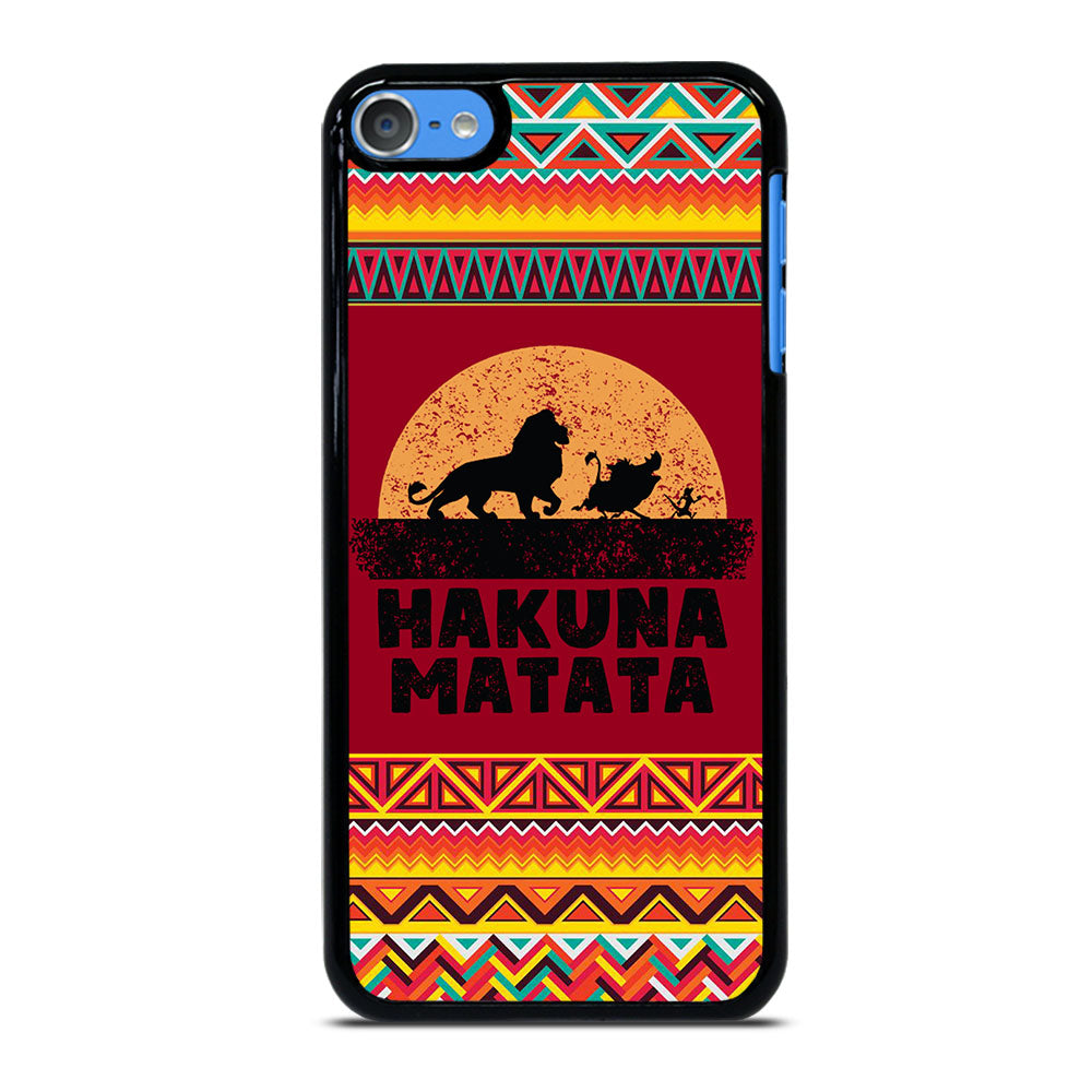 HAKUNA MATATA LION KING AZTEC PATTERN 3 iPod Touch 7 Case Cover
