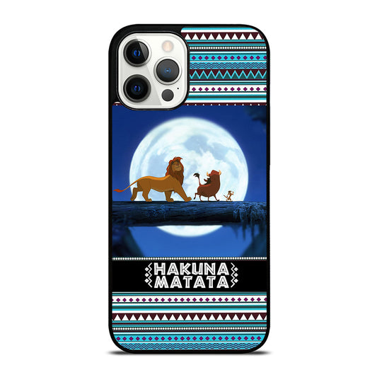 HAKUNA MATATA LION KING AZTEC PATTERN iPhone 12 Pro Max Case Cover
