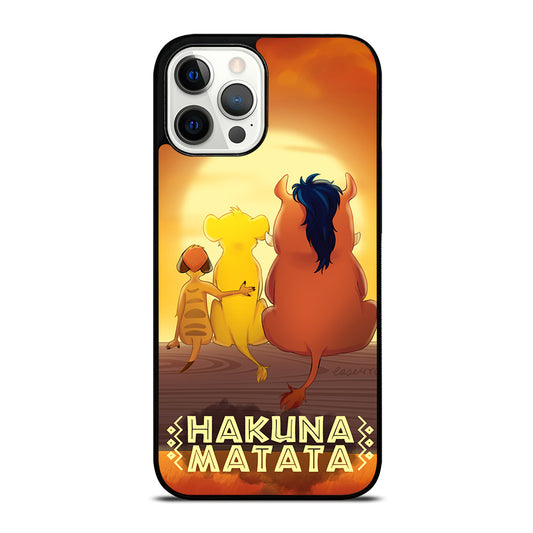 HAKUNA MATATA LION KING CARTOON iPhone 12 Pro Max Case Cover