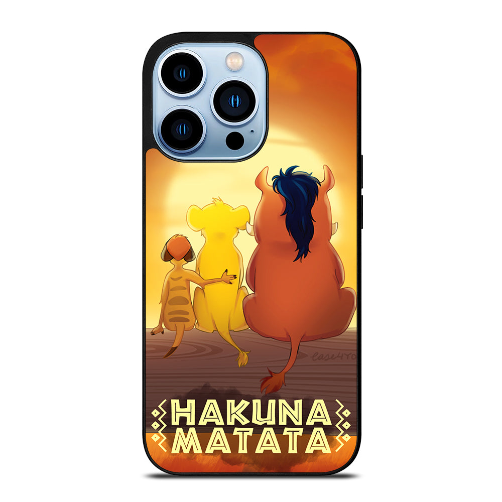 HAKUNA MATATA LION KING CARTOON iPhone 13 Pro Max Case Cover
