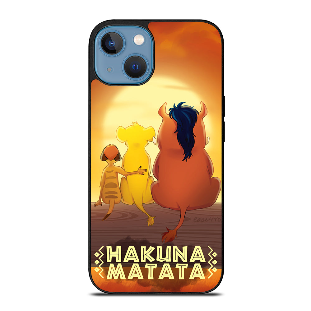 HAKUNA MATATA LION KING CARTOON iPhone 13 Case Cover