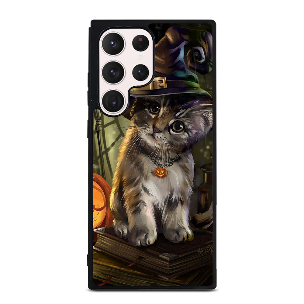 HALLOWEEN CAT CUTE Samsung Galaxy S23 Ultra Case Cover