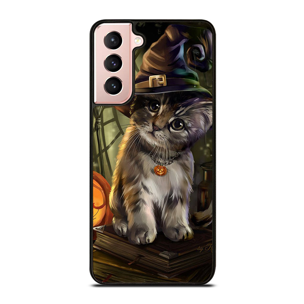 HALLOWEEN CAT CUTE Samsung Galaxy S21 Case Cover