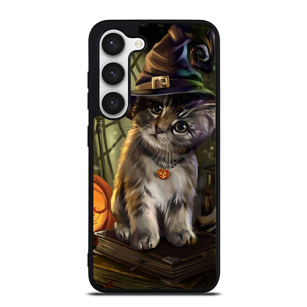 HALLOWEEN CAT CUTE Samsung Galaxy S23 Case Cover