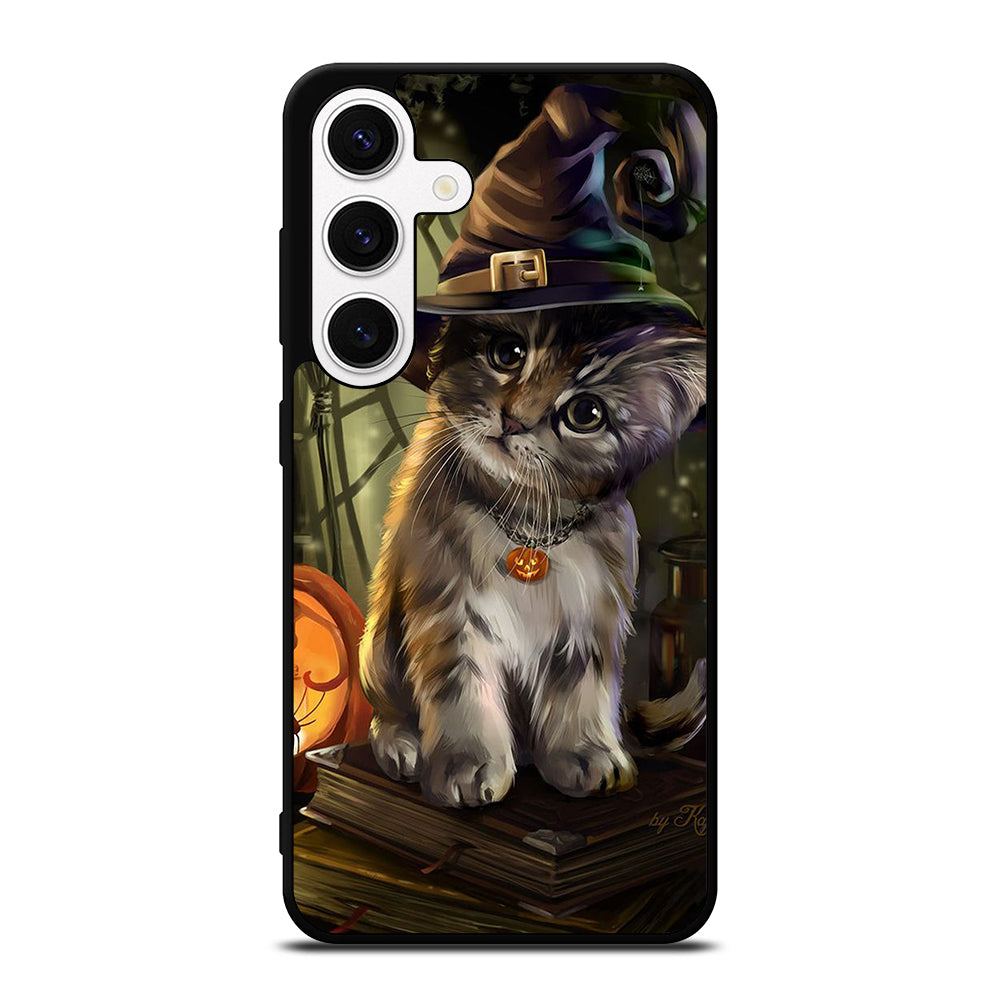 HALLOWEEN CAT CUTE Samsung Galaxy S24 Case Cover