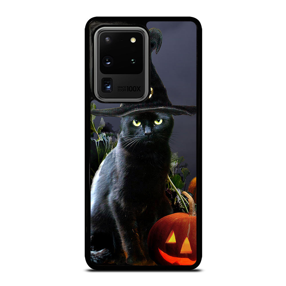 HALLOWEEN CAT PUMPKIN Samsung Galaxy S20 Ultra Case Cover