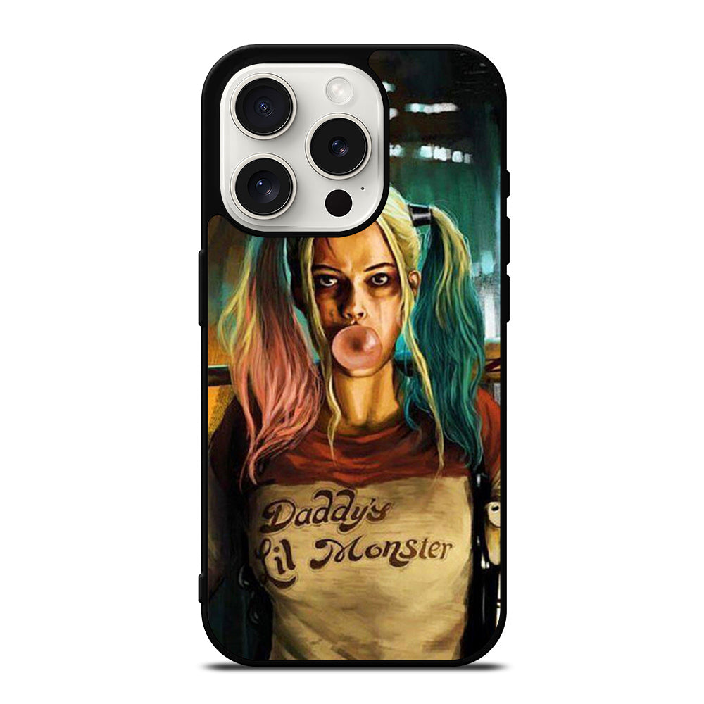 HARLEY QUINN BUBBLE GUM iPhone 15 Pro Case Cover
