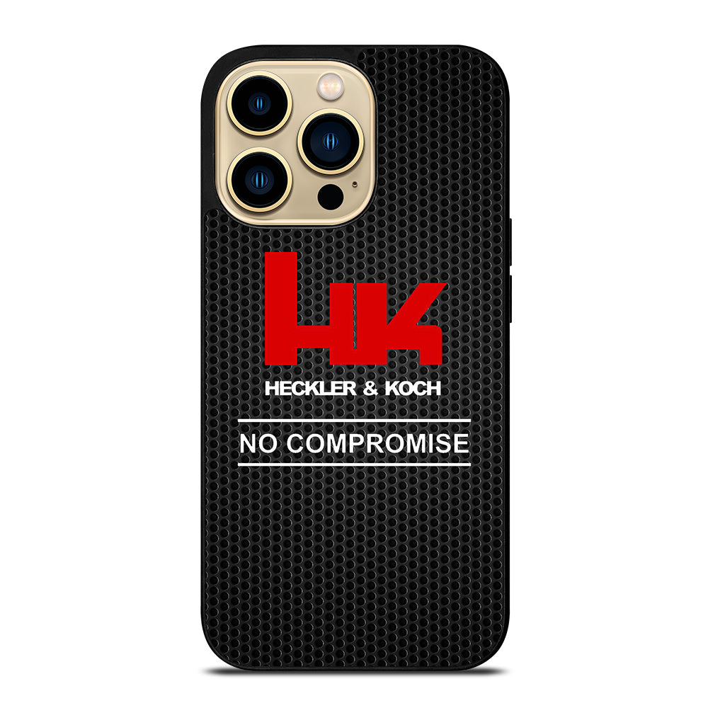HECKLER AND KOCH METAL LOGO iPhone 14 Pro Max Case Cover