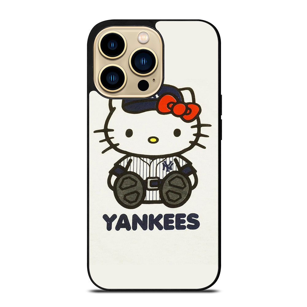 HELLO KITTY NEW YORK YANKEES 1 iPhone 14 Pro Max Case Cover