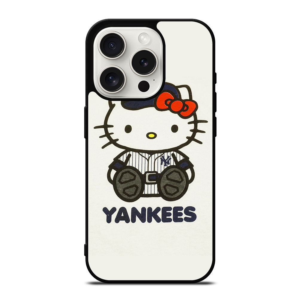 HELLO KITTY NEW YORK YANKEES 1 iPhone 15 Pro Case Cover