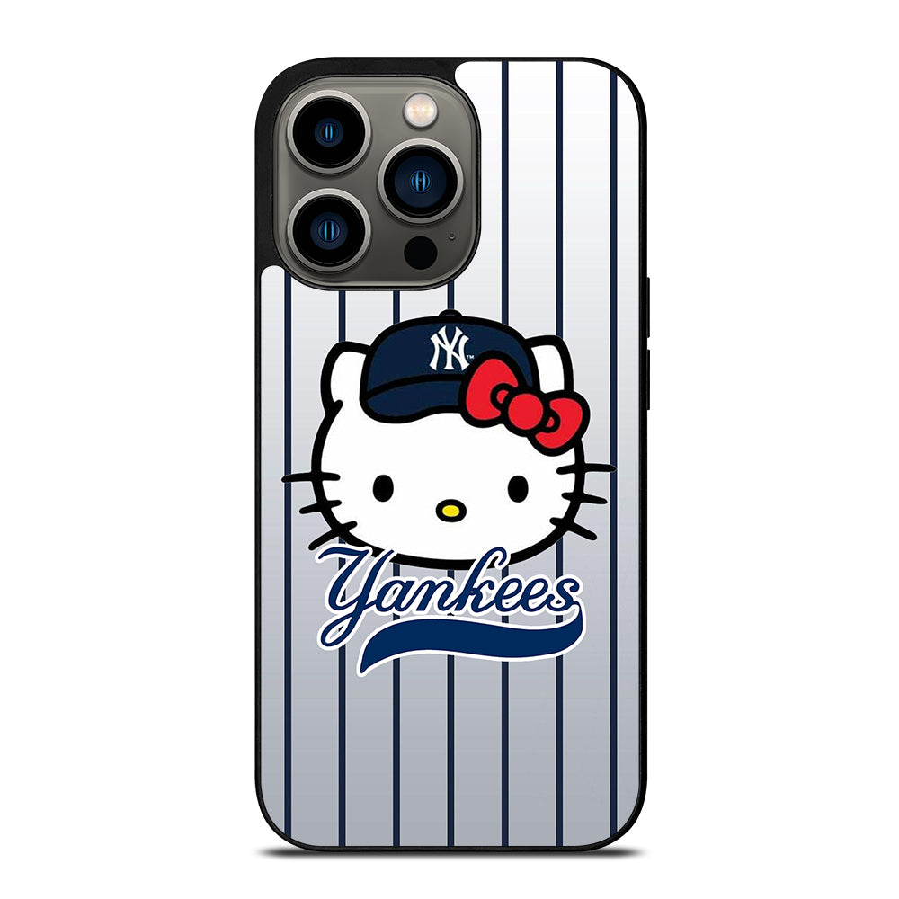 HELLO KITTY NEW YORK YANKEES 2 iPhone 13 Pro Case Cover