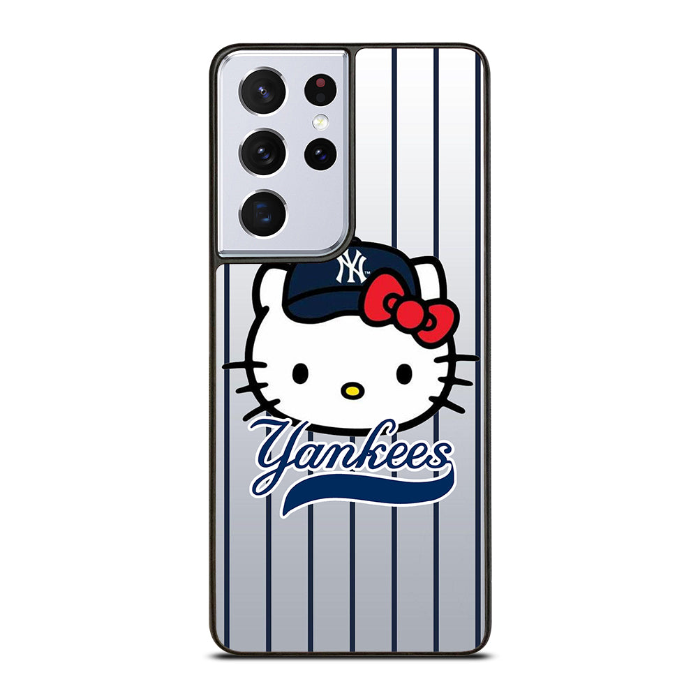 HELLO KITTY NEW YORK YANKEES 2 Samsung Galaxy S21 Ultra Case Cover