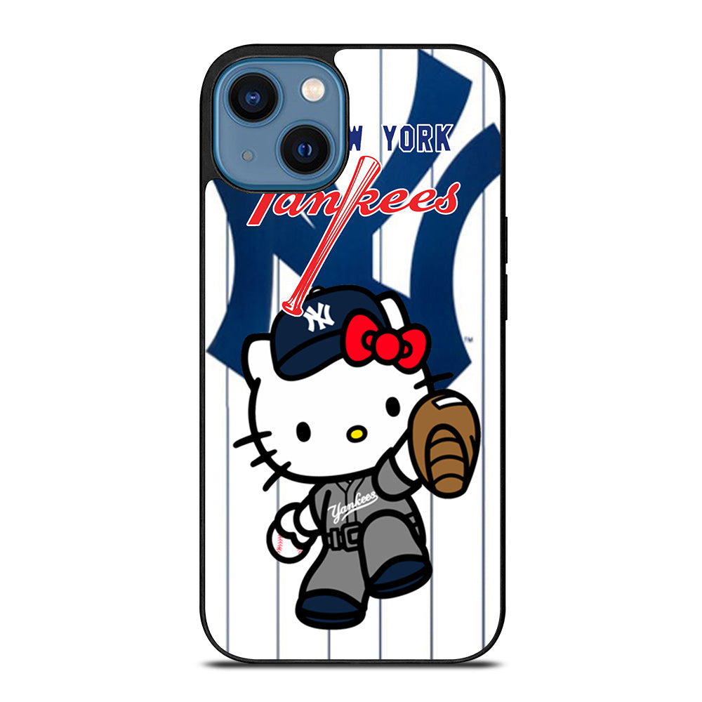 HELLO KITTY NEW YORK YANKEES 3 iPhone 14 Case Cover