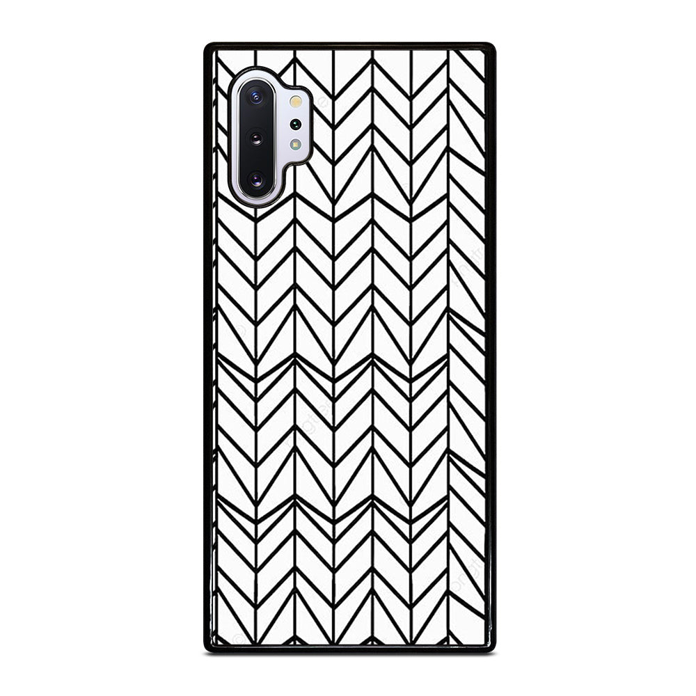 HERRINGBONE TRIANGLE PATTERN 2 Samsung Galaxy Note 10 Plus Case Cover