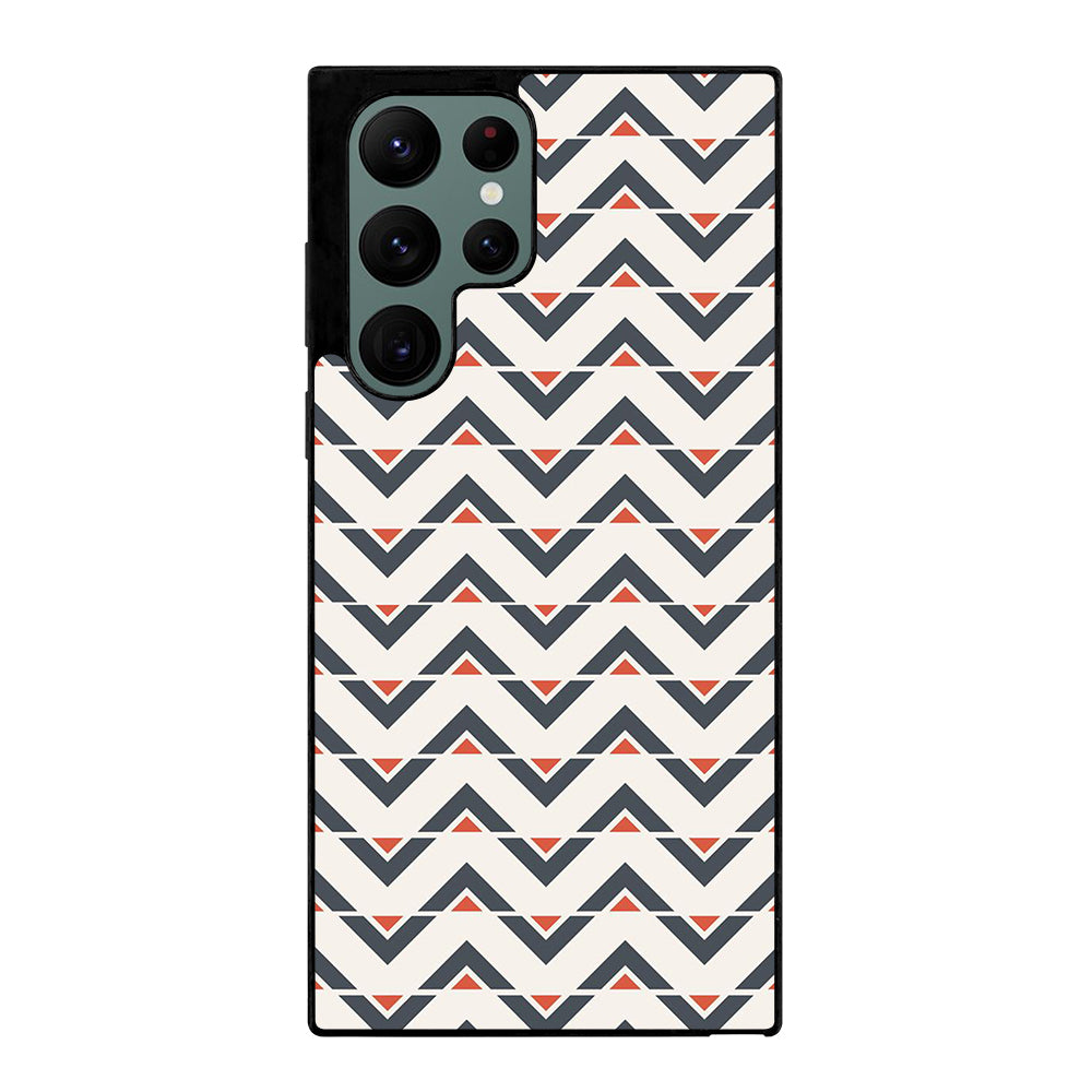 HERRINGBONE TRIANGLE PATTERN Samsung Galaxy S22 Ultra Case Cover