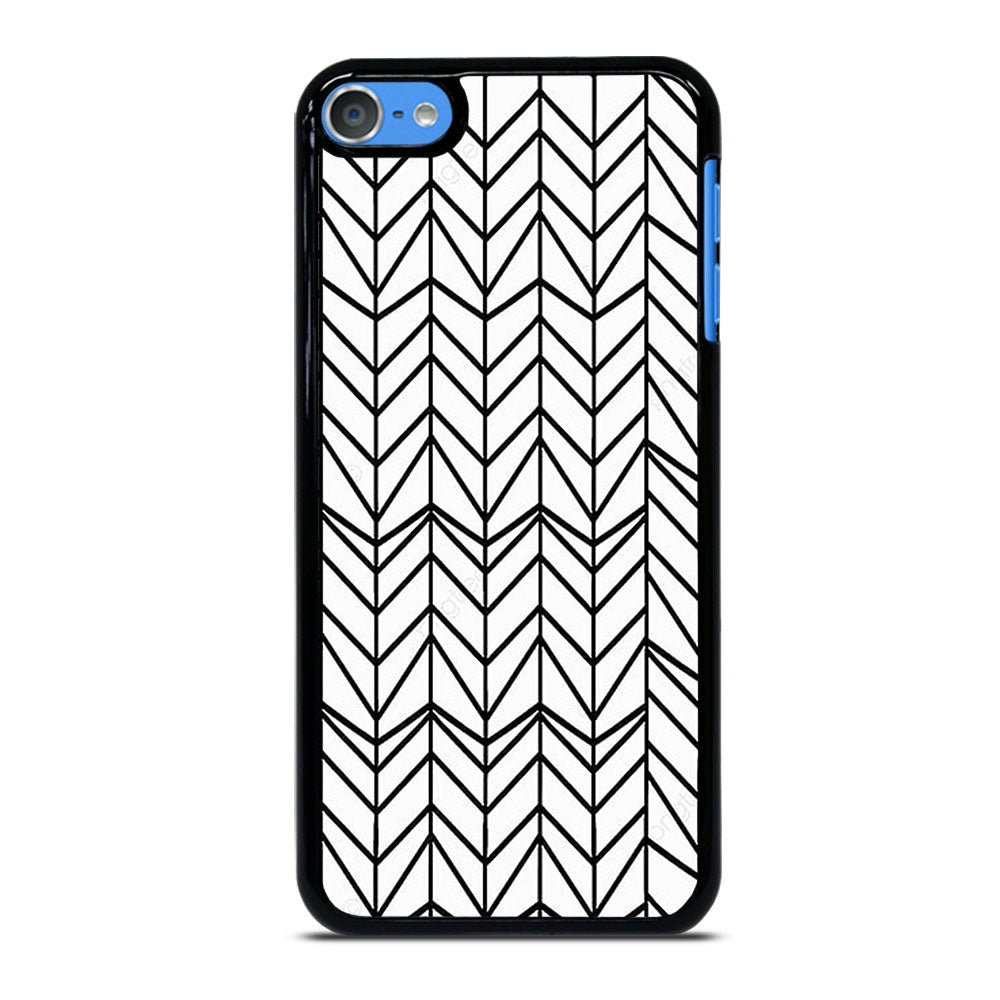 HERRINGBONE TRIANGLE PATTERN 2 iPod Touch 7 Case Cover