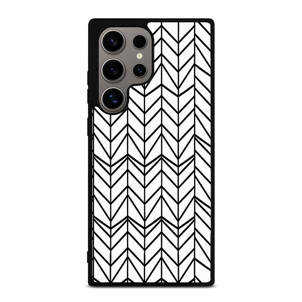 HERRINGBONE TRIANGLE PATTERN 2 Samsung Galaxy S24 Ultra Case Cover