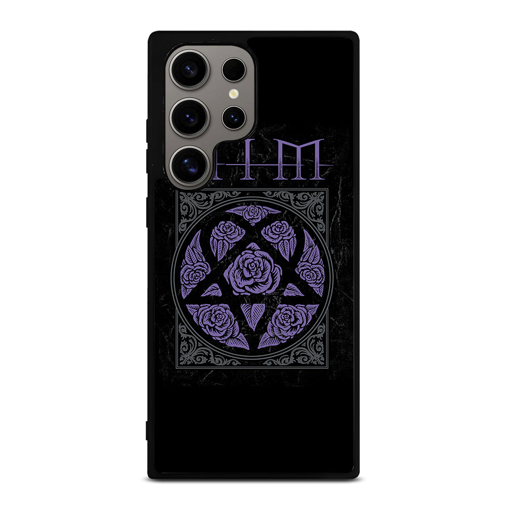 HIM BAND LOGO FLOWER Samsung Galaxy S24 Ultra Case Cover