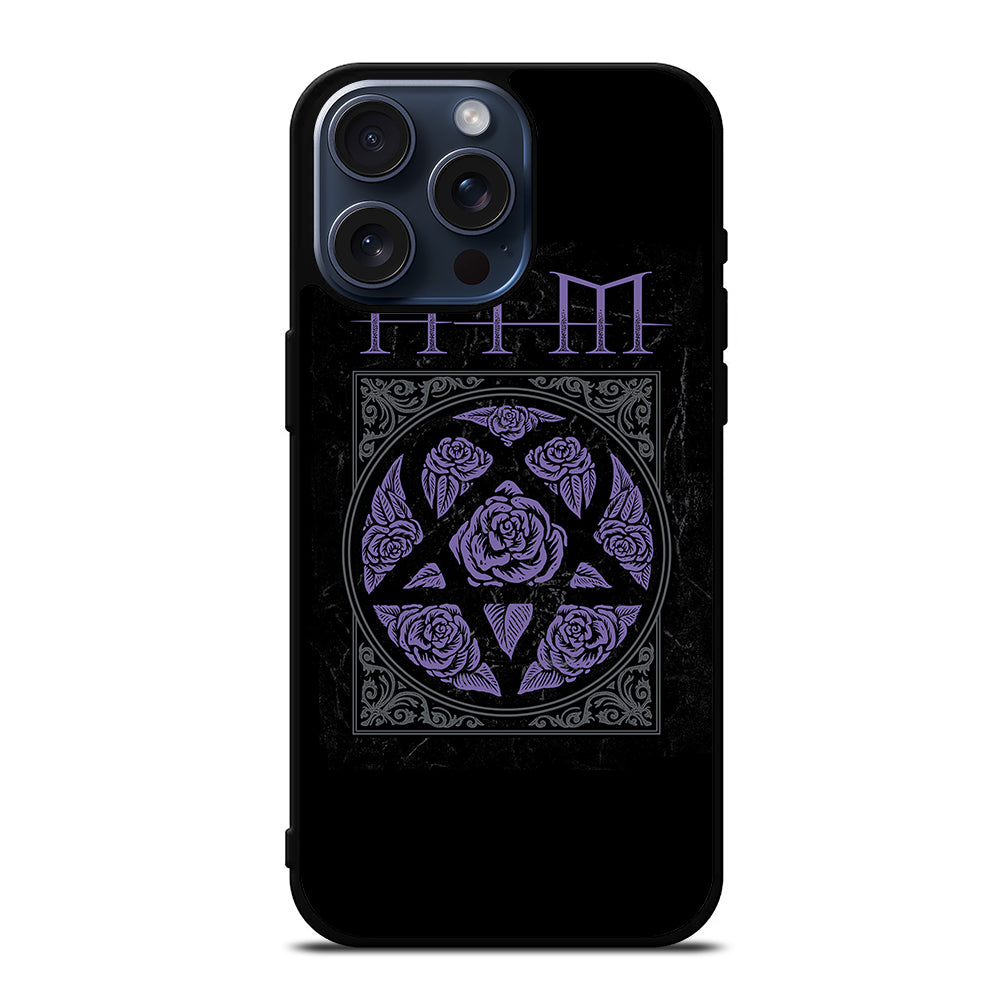 HIM BAND LOGO FLOWER iPhone 15 Pro Max Case Cover