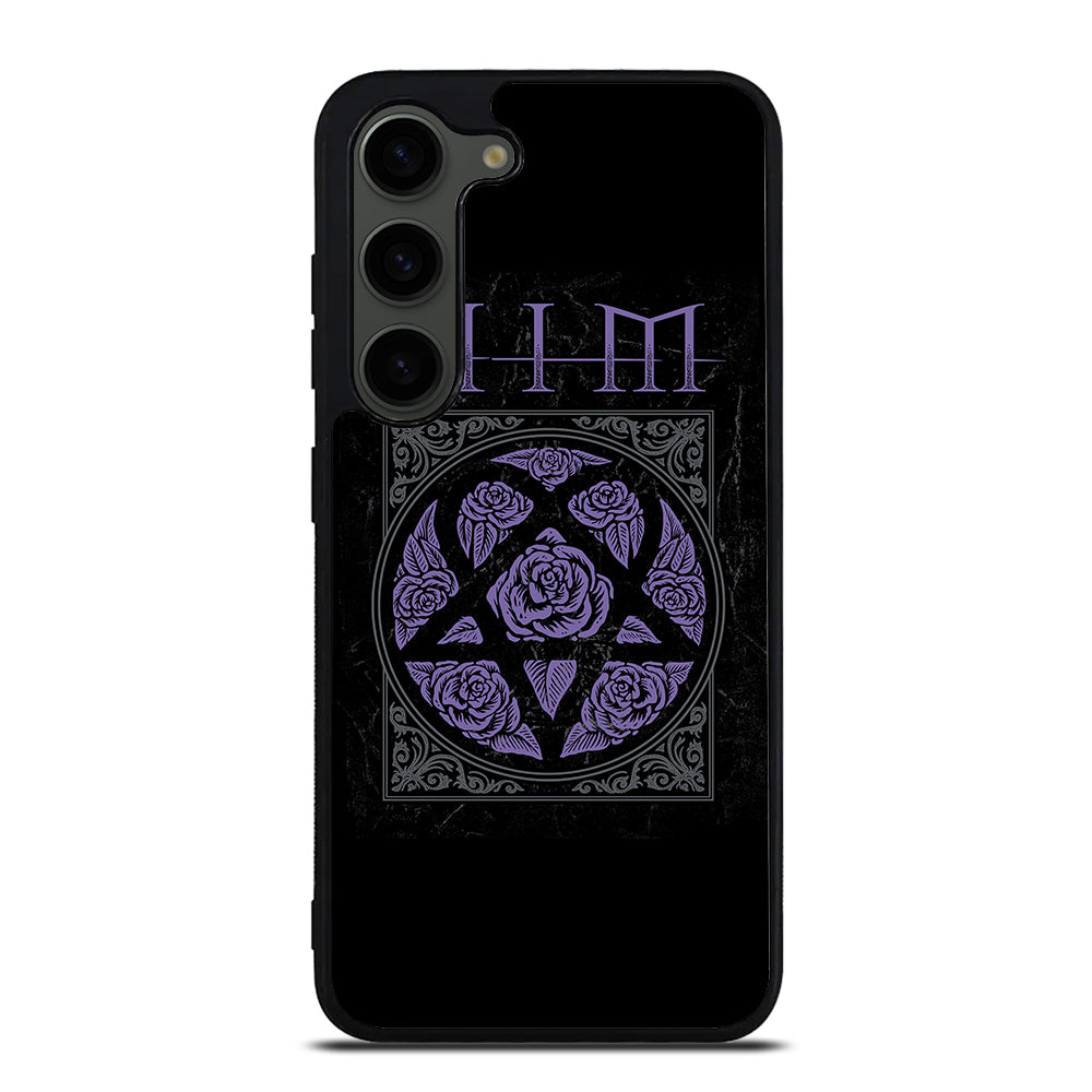 HIM BAND LOGO FLOWER Samsung Galaxy S23 Plus Case Cover