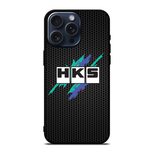 HKS RETRO METAL LOGO iPhone 15 Pro Max Case Cover