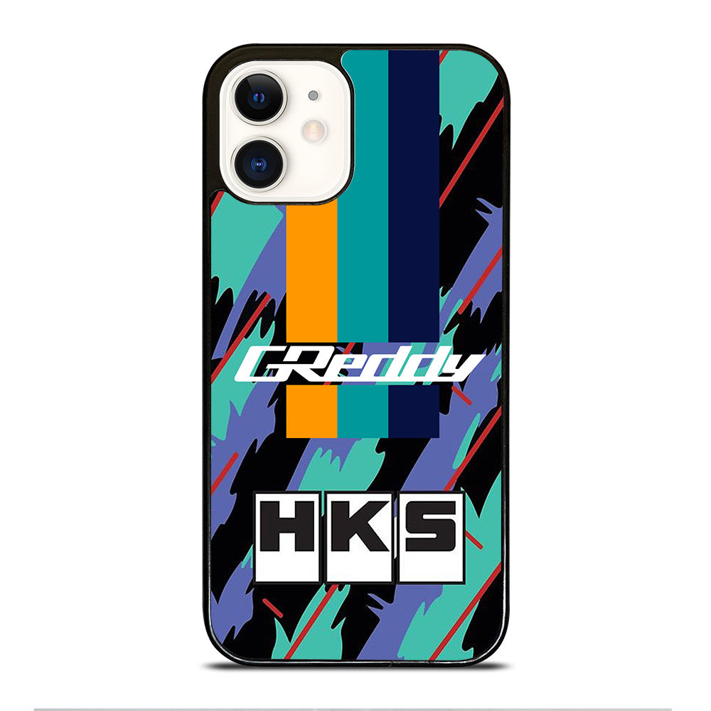 HKS RETRO PATTERN iPhone 12 Case Cover