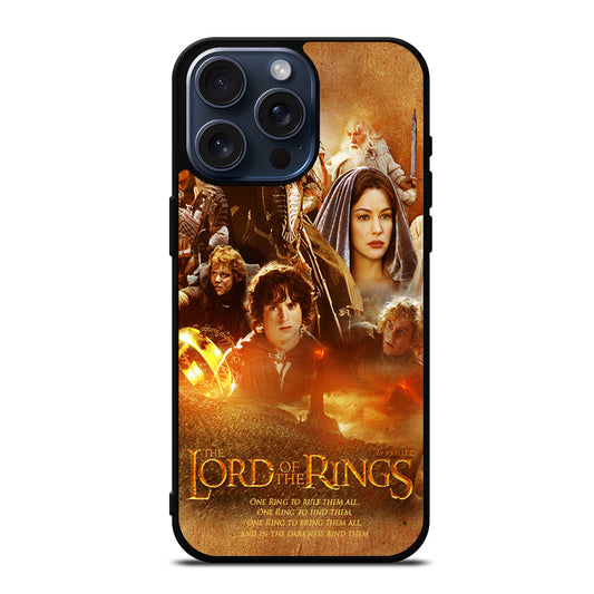 HOBBIT LORD OF THE RING POSTER iPhone 15 Pro Max Case Cover