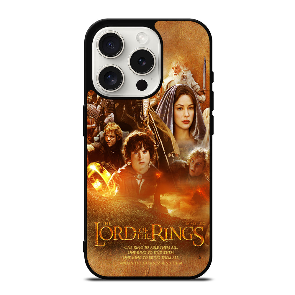 HOBBIT LORD OF THE RING POSTER iPhone 15 Pro Case Cover