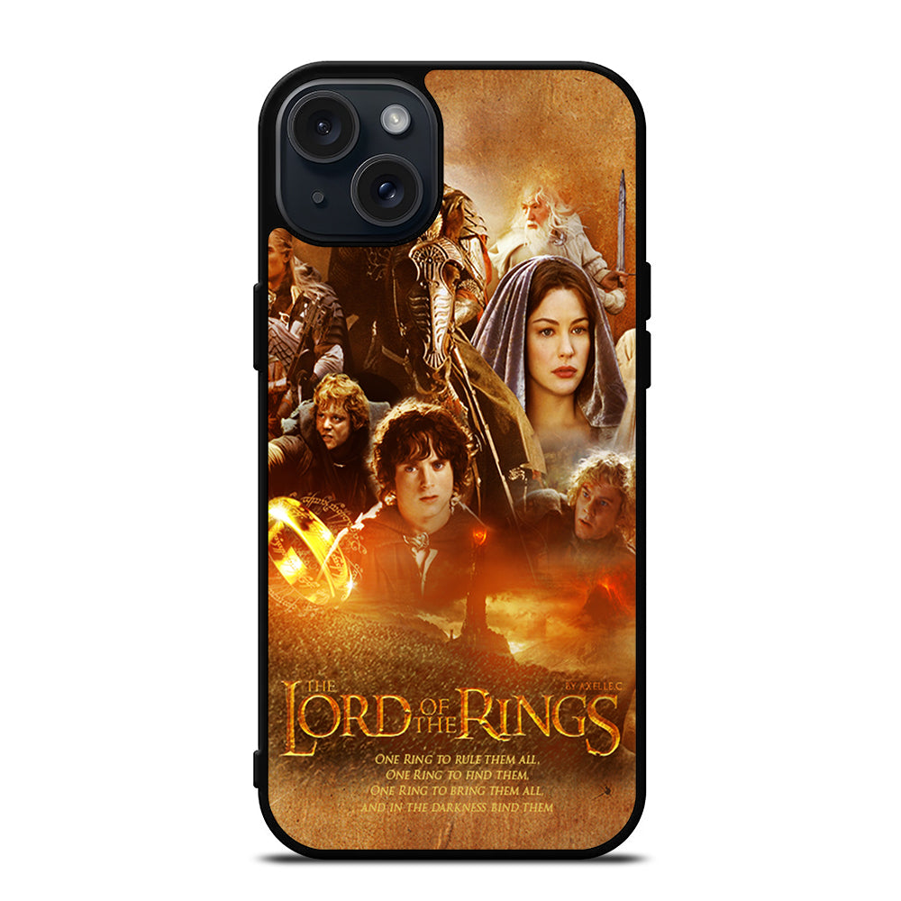 HOBBIT LORD OF THE RING POSTER iPhone 15 Plus Case Cover