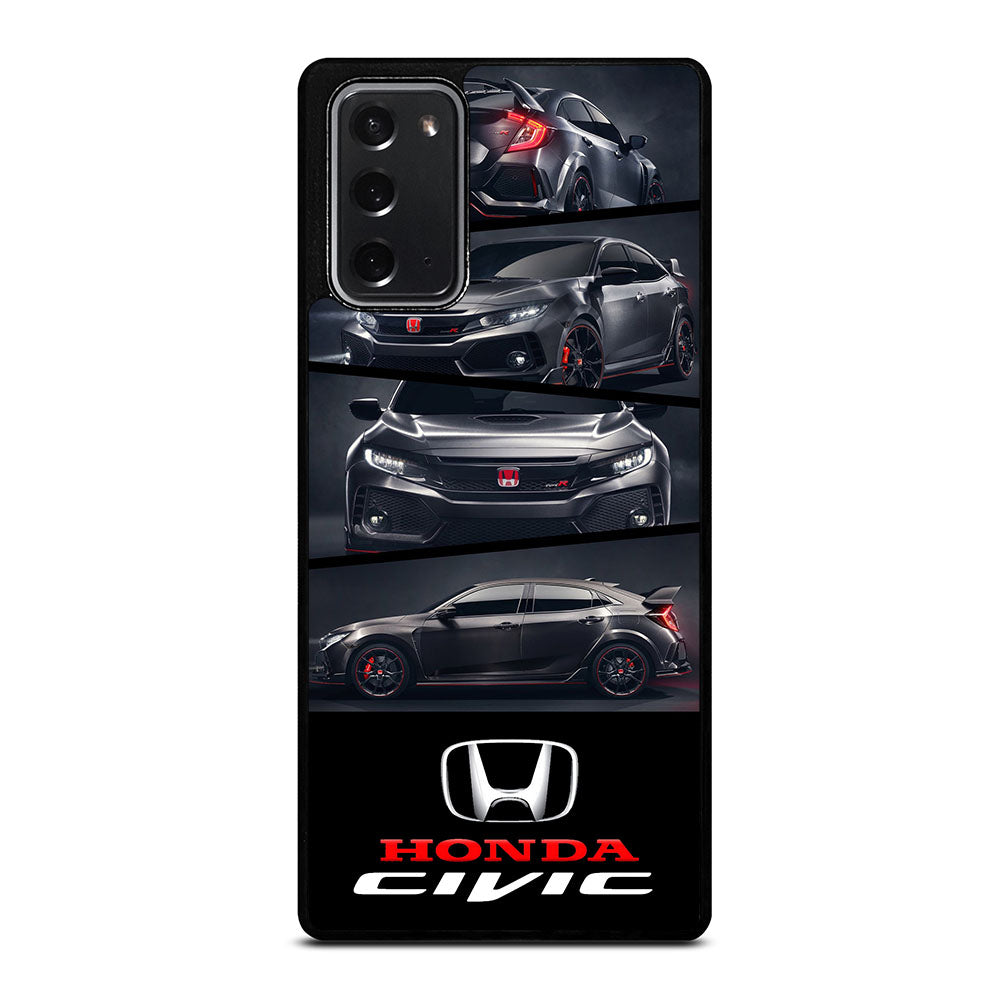 HONDA CIVIC BLACK CAR Samsung Galaxy Note 20 Case Cover