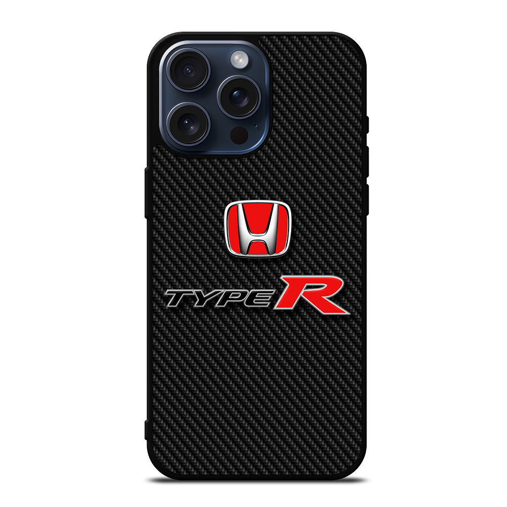HONDA TYPE R CARBON LOGO iPhone 15 Pro Max Case Cover