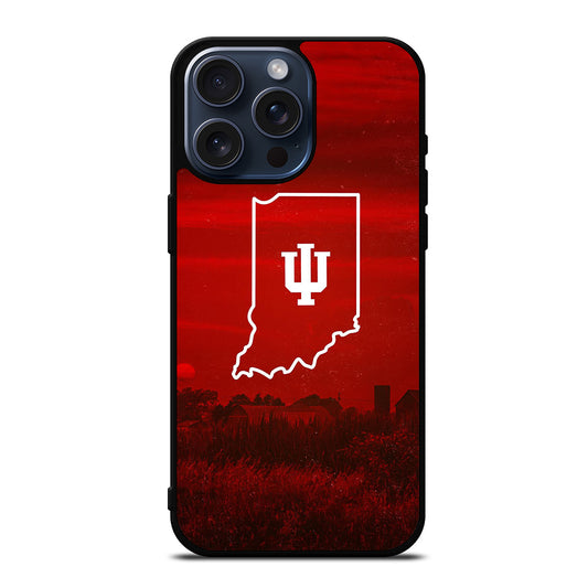 HOOSIER STATE OF MIND INDIANA 3 iPhone 15 Pro Max Case Cover