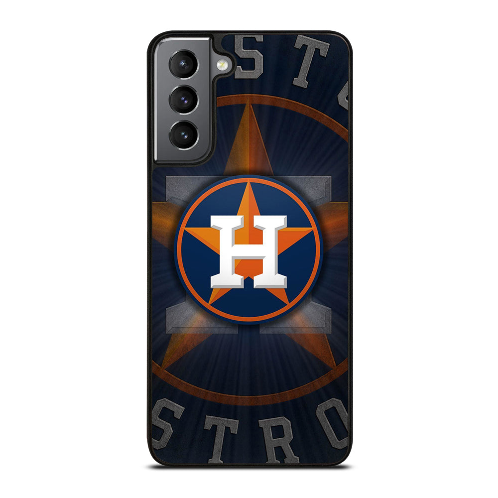 HOUSTON ASTROS MLB LOGO 1 Samsung Galaxy S21 Plus Case Cover