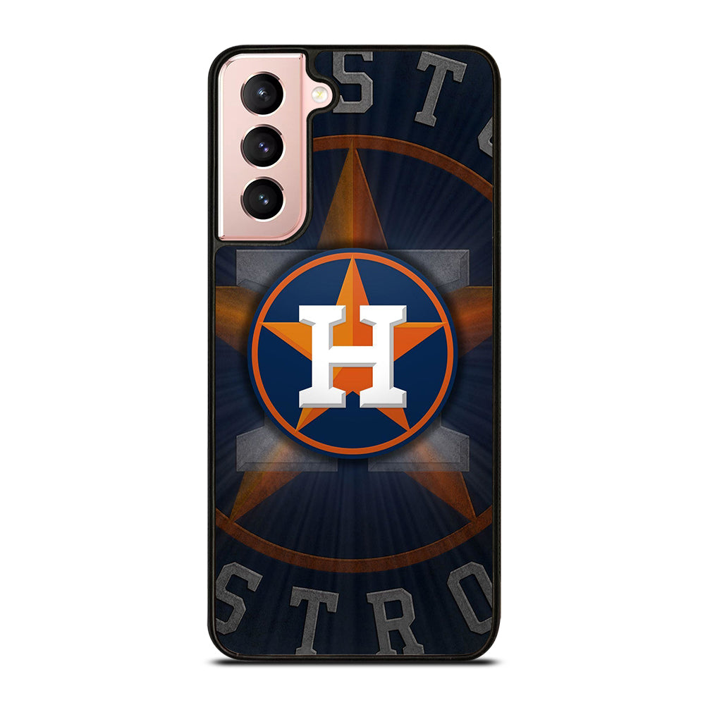 HOUSTON ASTROS MLB LOGO 1 Samsung Galaxy S21 Case Cover