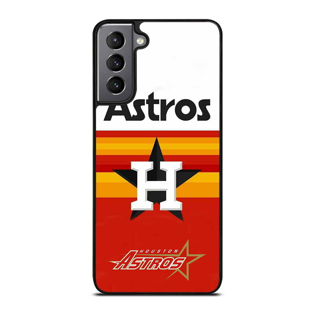 HOUSTON ASTROS MLB LOGO 2 Samsung Galaxy S21 Plus Case Cover