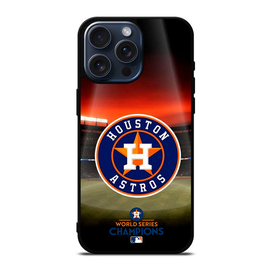 HOUSTON ASTROS MLB LOGO 3 iPhone 15 Pro Max Case Cover